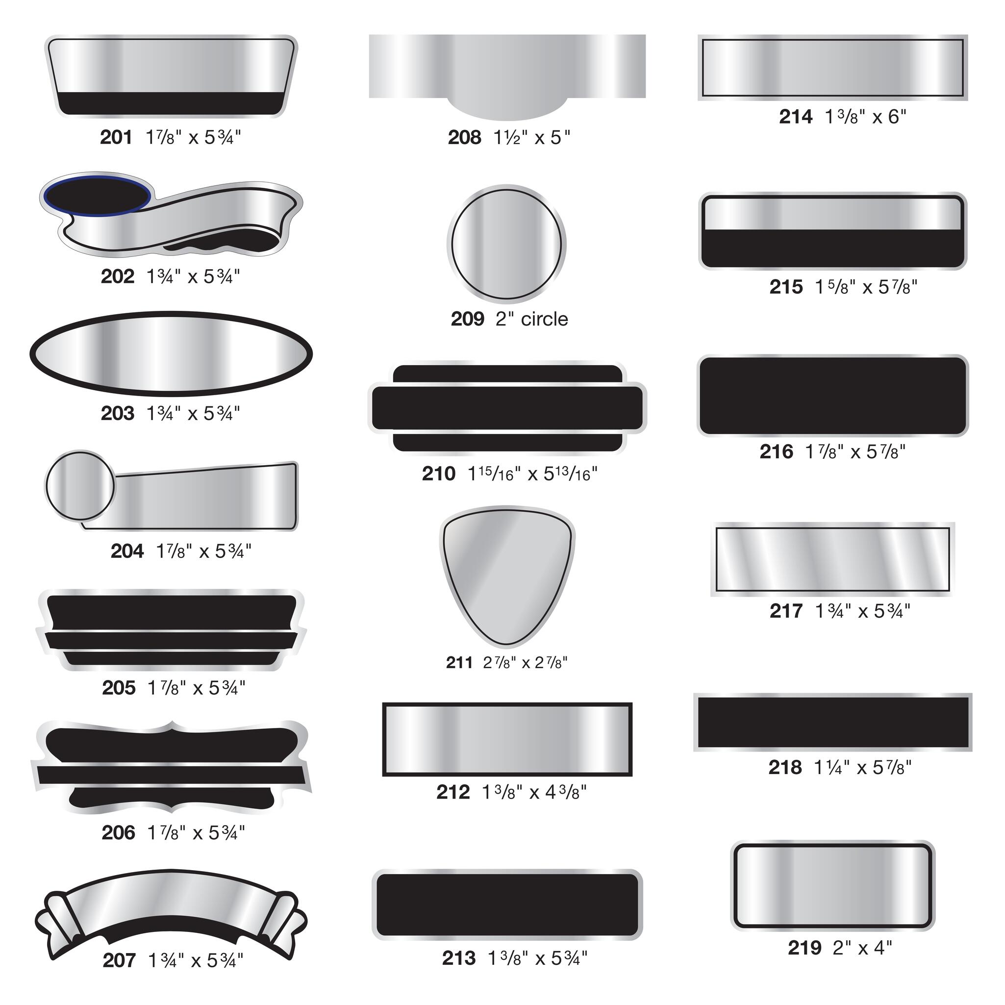Die-Cut Shape Decals - Image 2