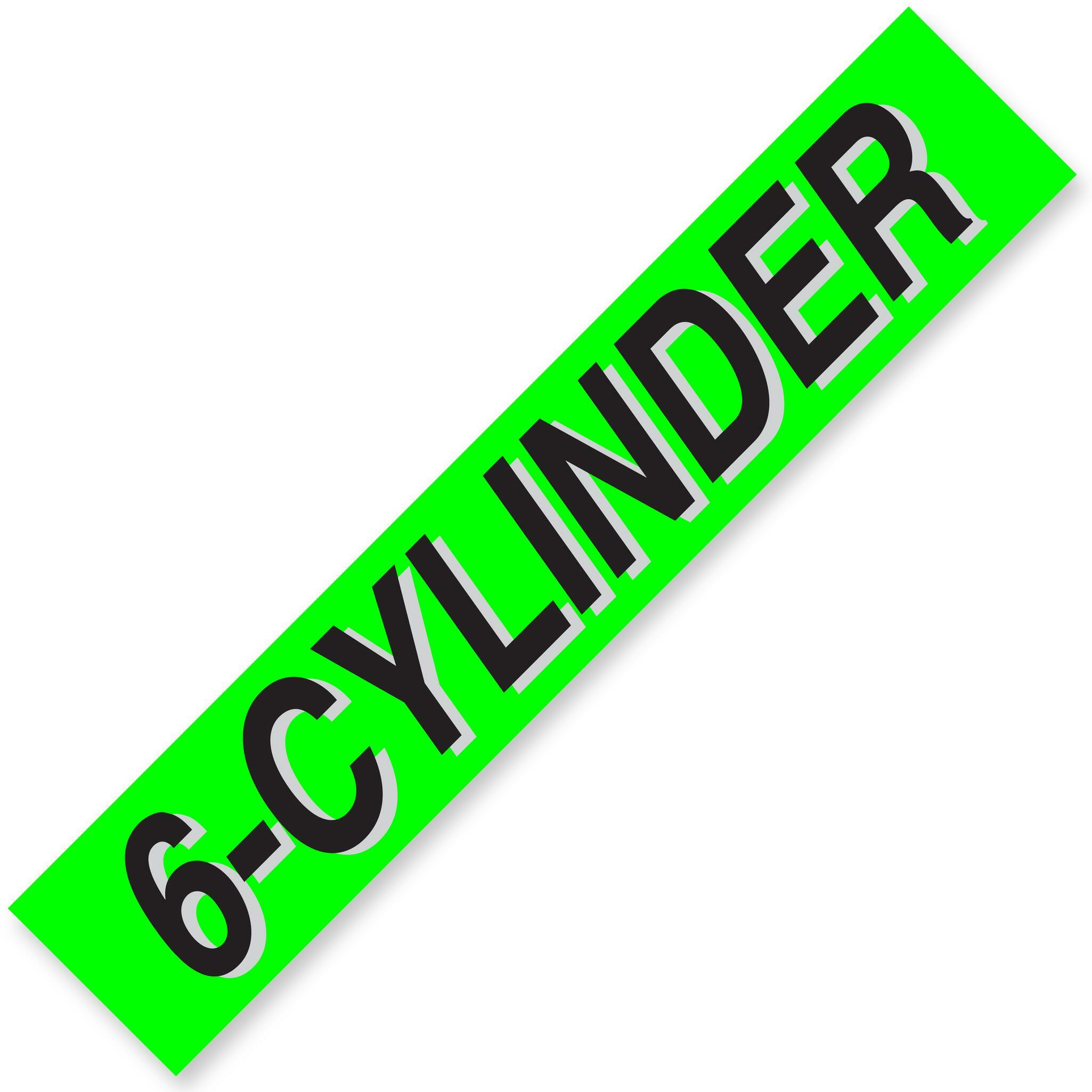 6-CYLINDER Windshield Slogans