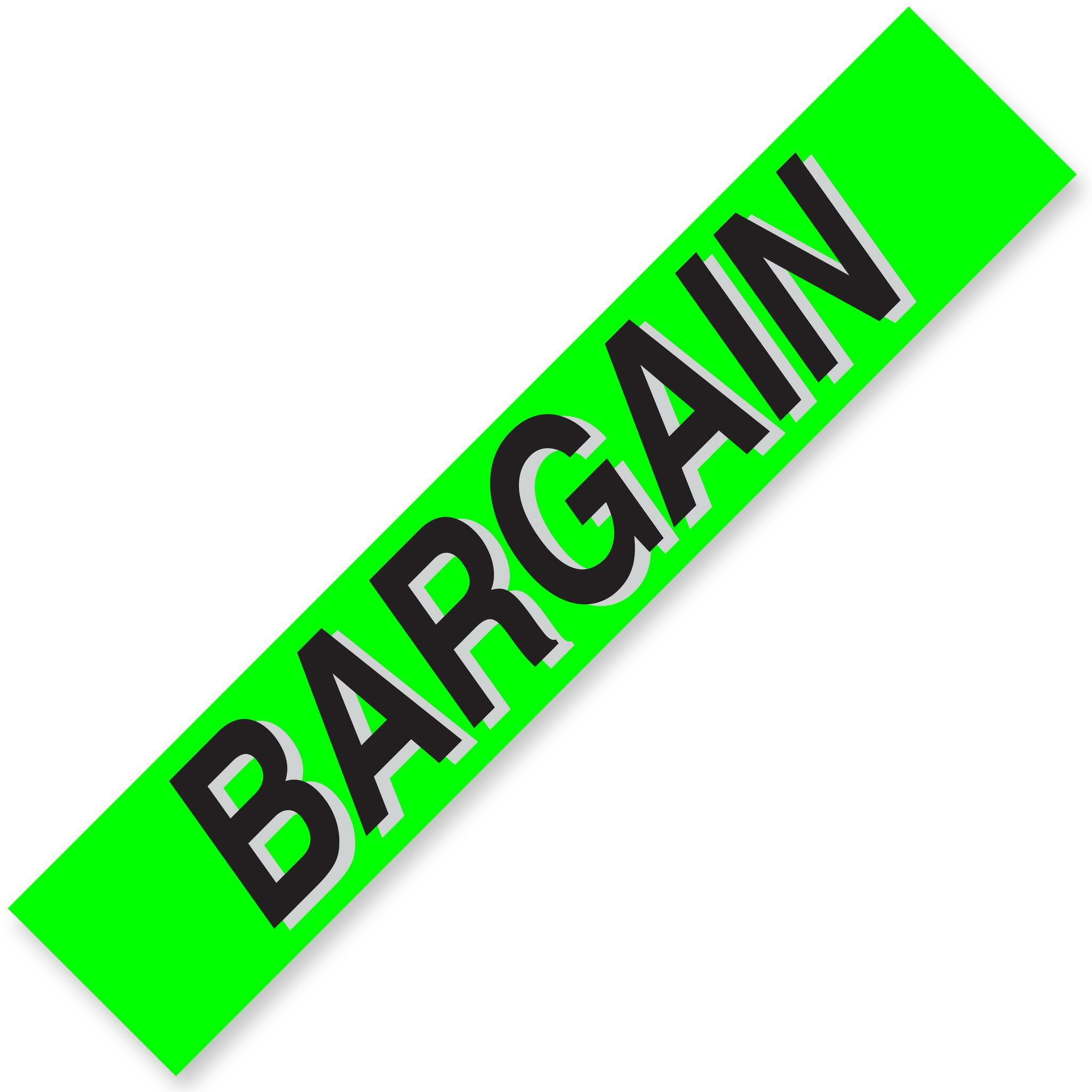 BARGAIN Windshield Slogans