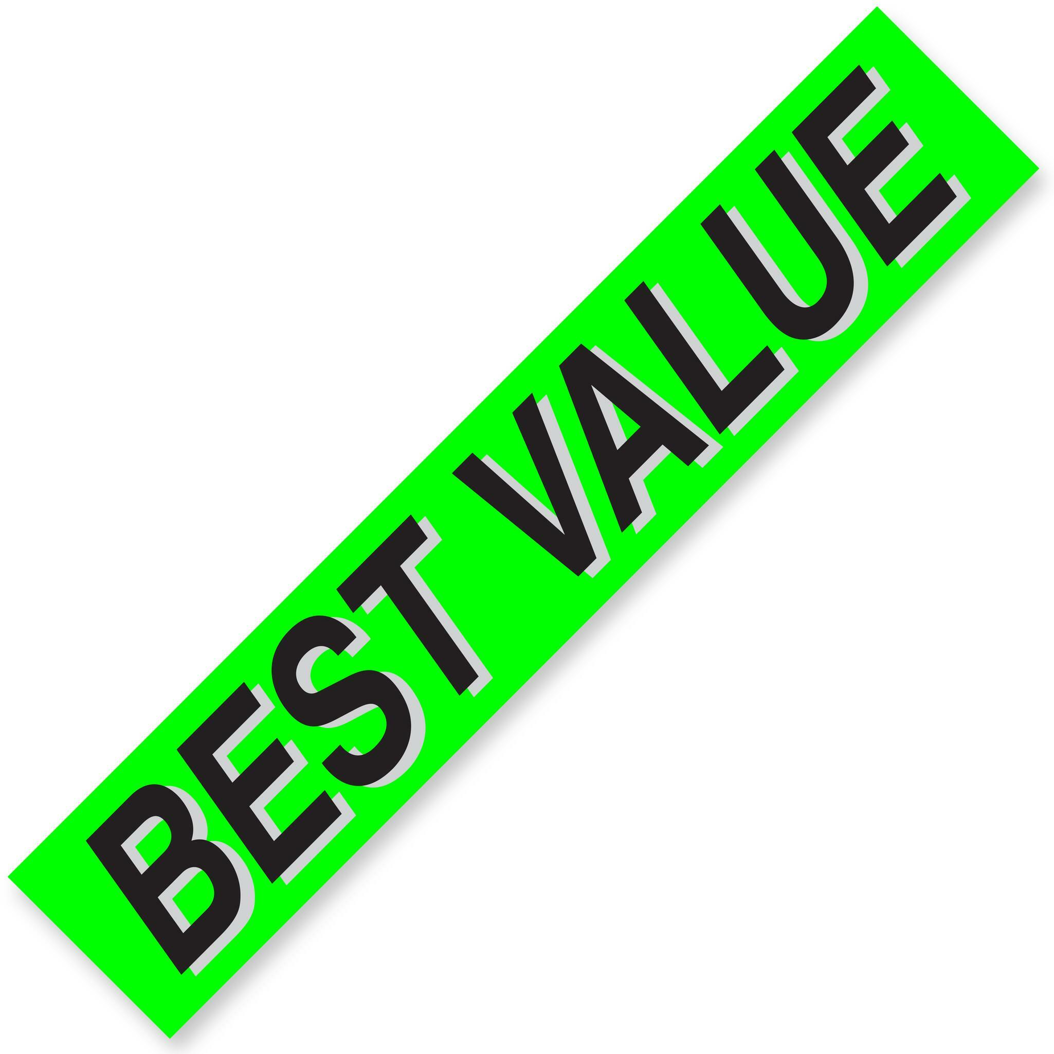 BEST VALUE Windshield Slogans