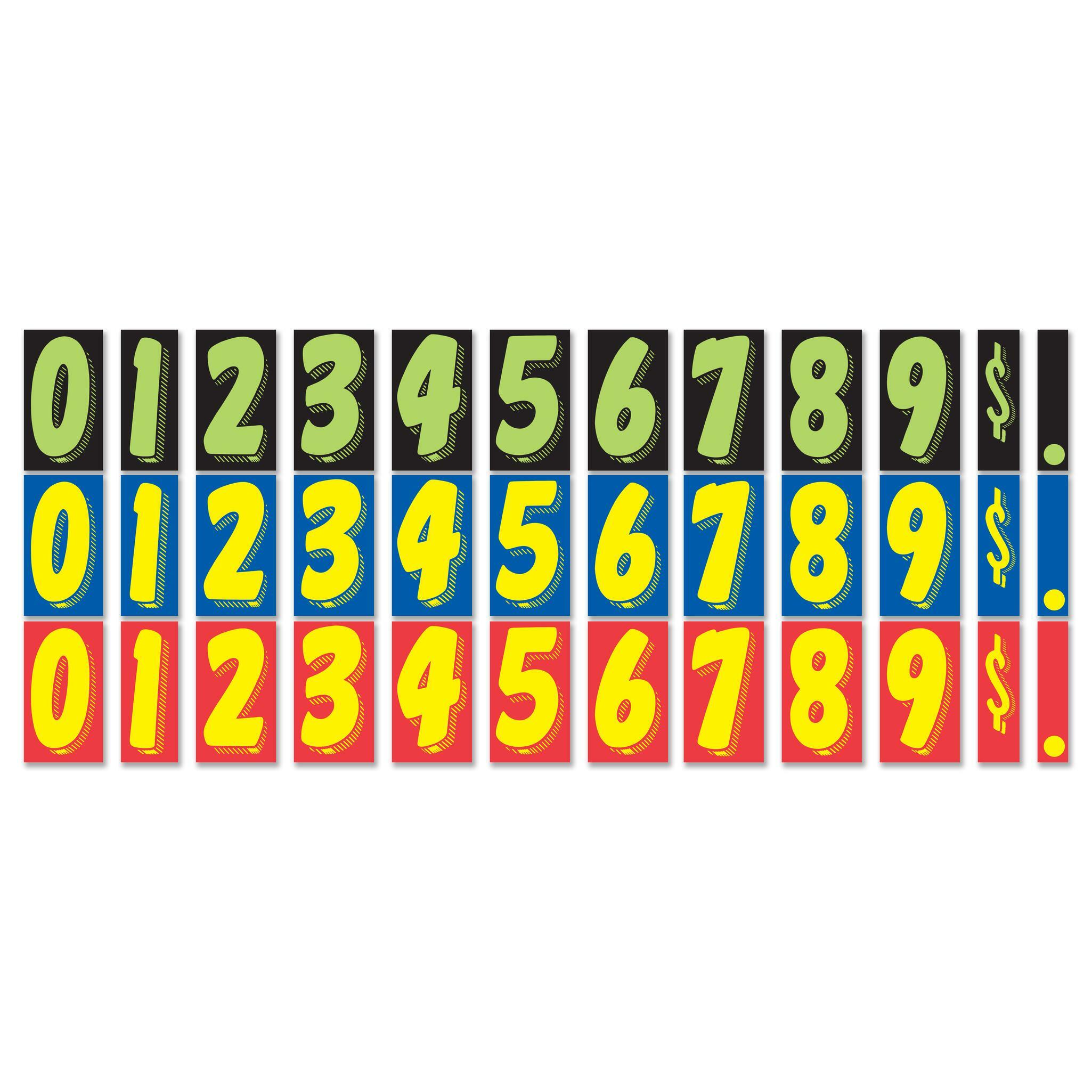 Shaded Windshield Numbers