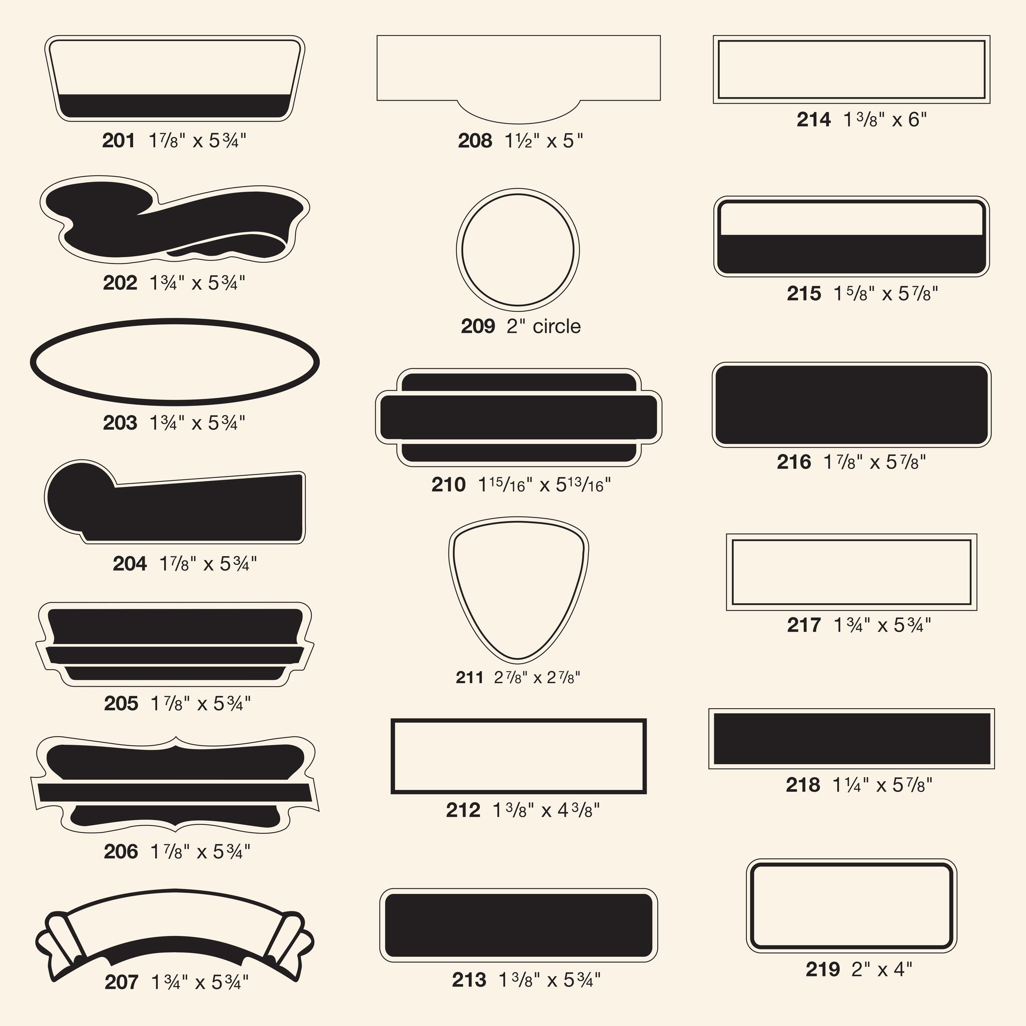 Die-Cut Shape Decals - Image 2