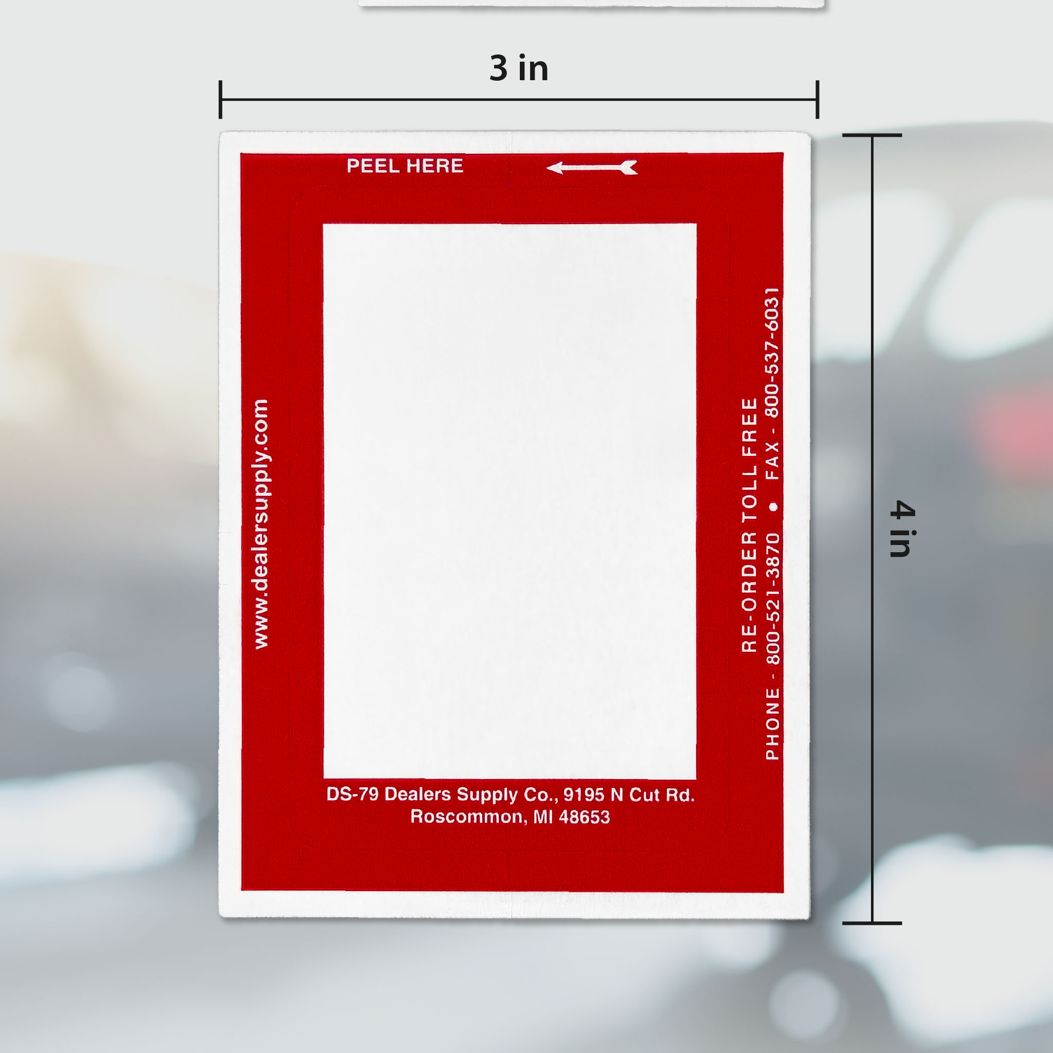 Blank Kleer Bak™ Stock Stickers - Image 4