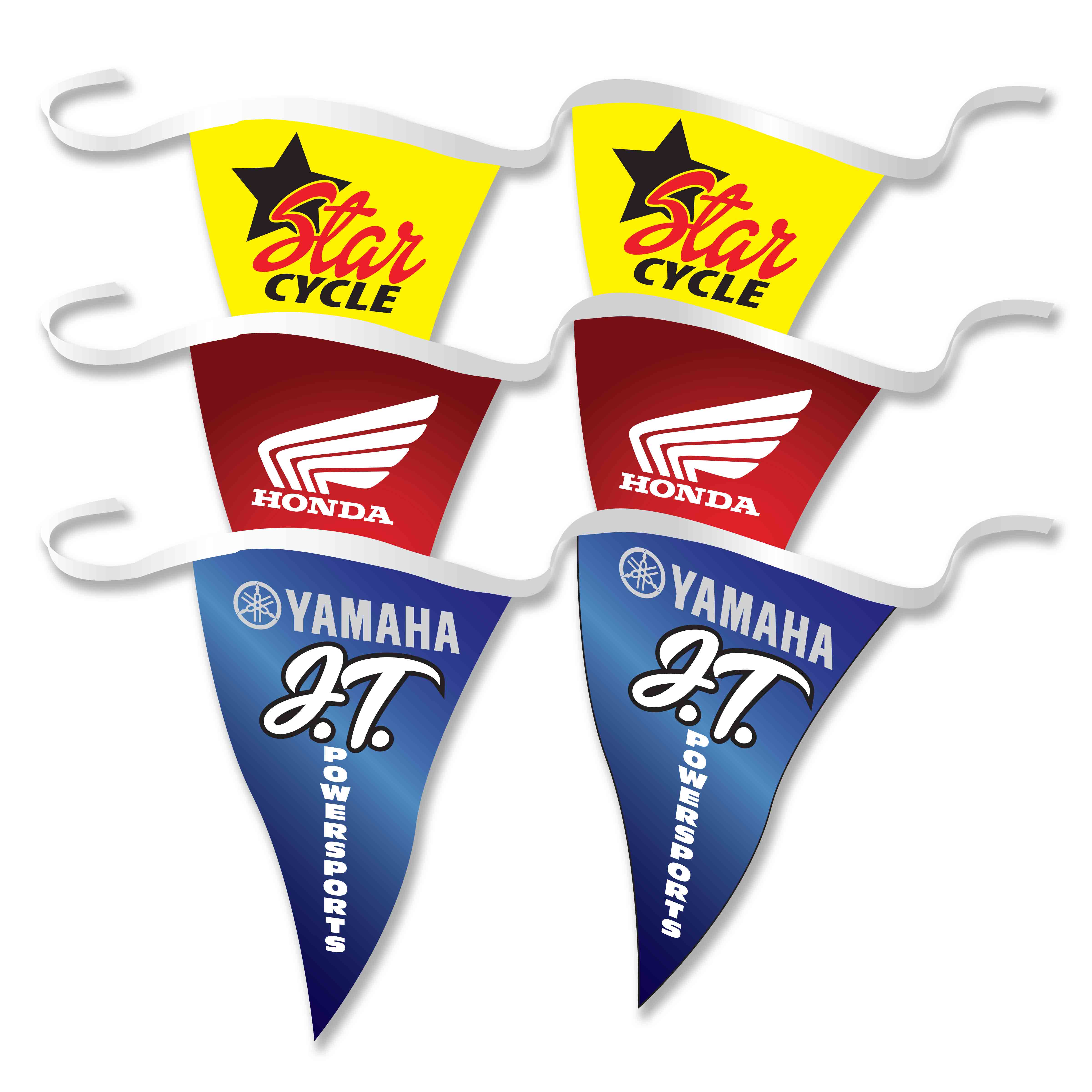 Custom Plastic Cloth Pennants
