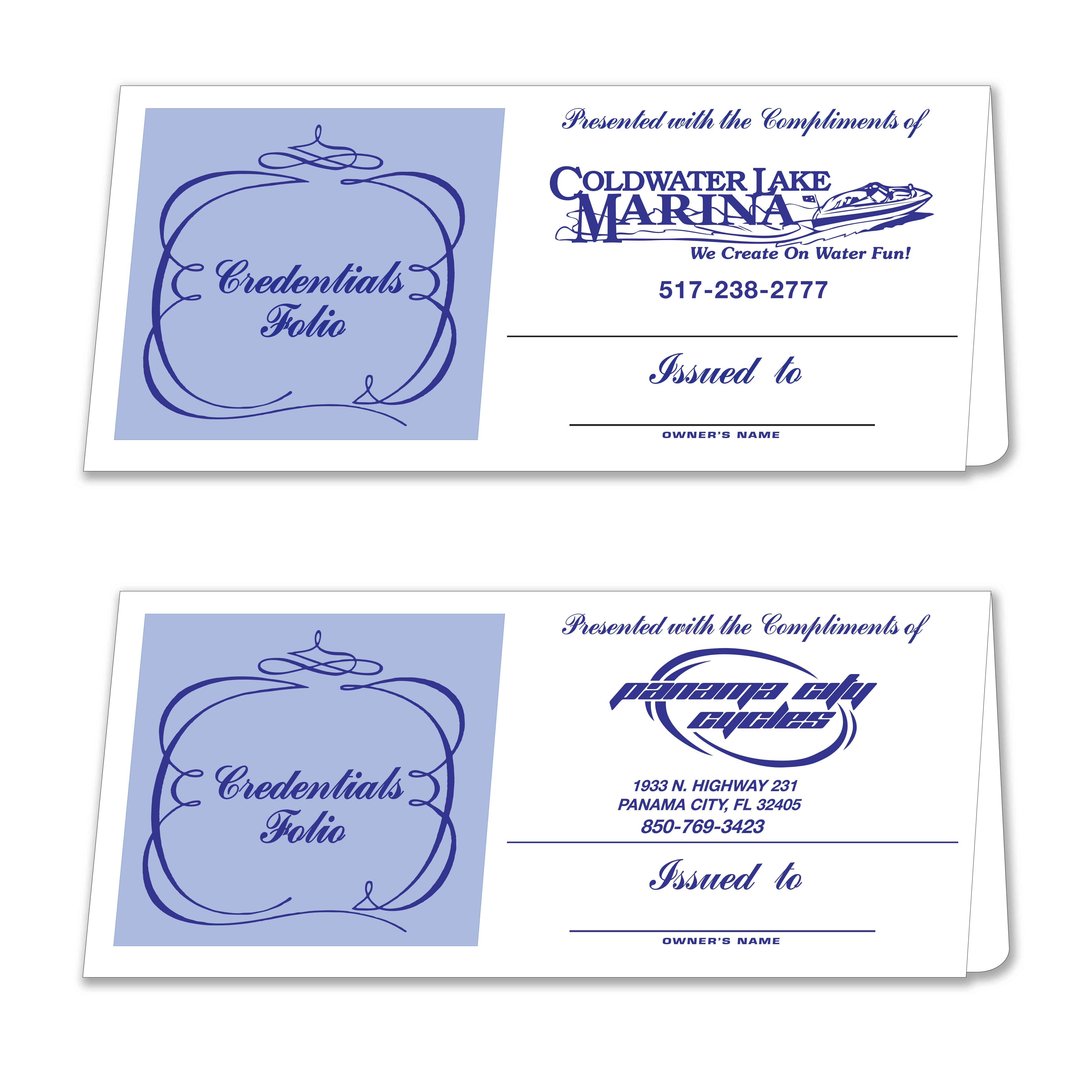 Credential Folios