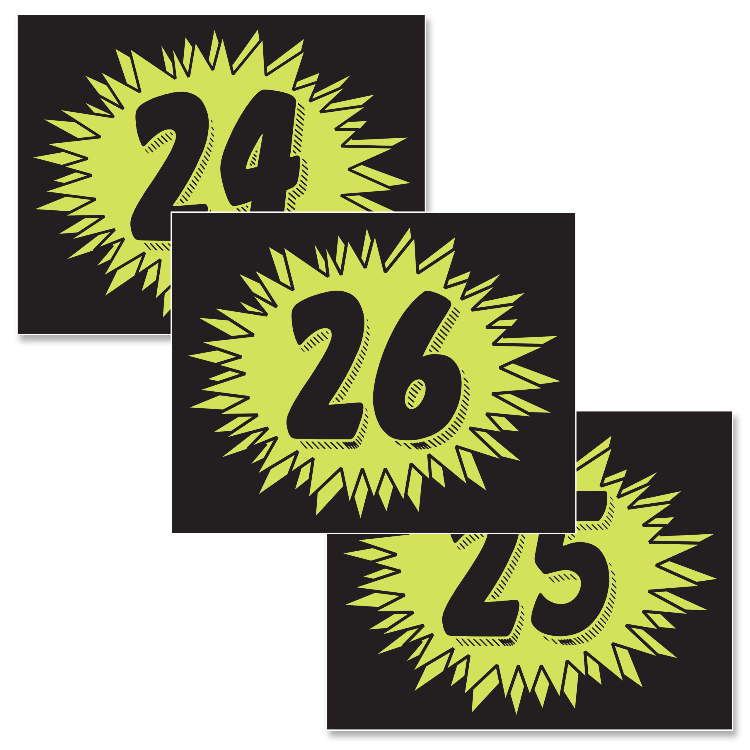 Model Year Explosion Windshield Stickers