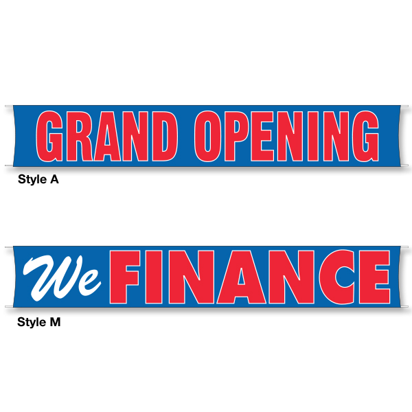 Jumbo Fluorescent Outdoor Banners