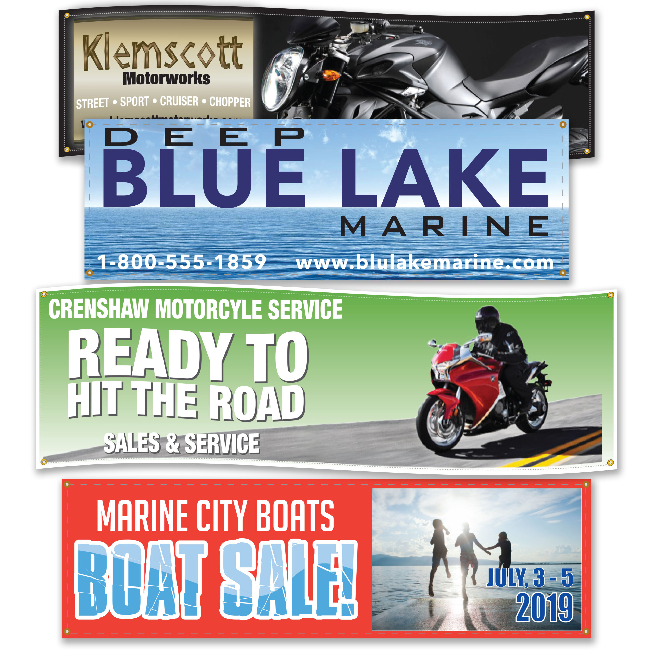 Custom White Vinyl Banners - Image 2
