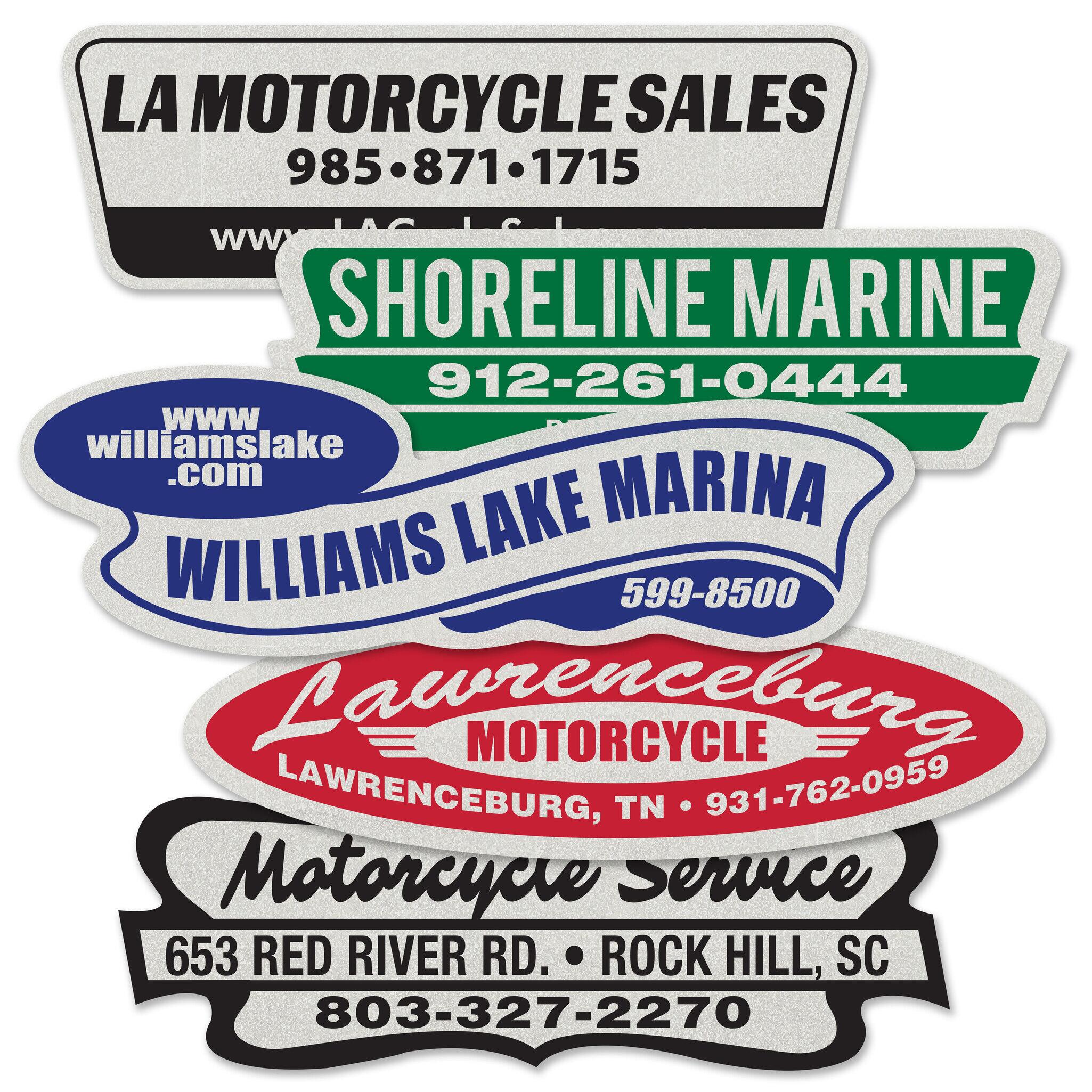 Die-Cut Shape Decals