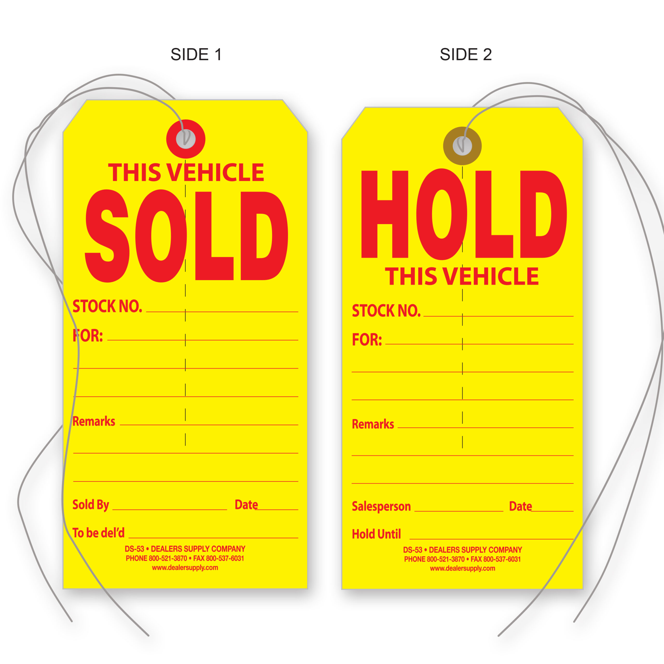 Sold Hold Tags - Image 2