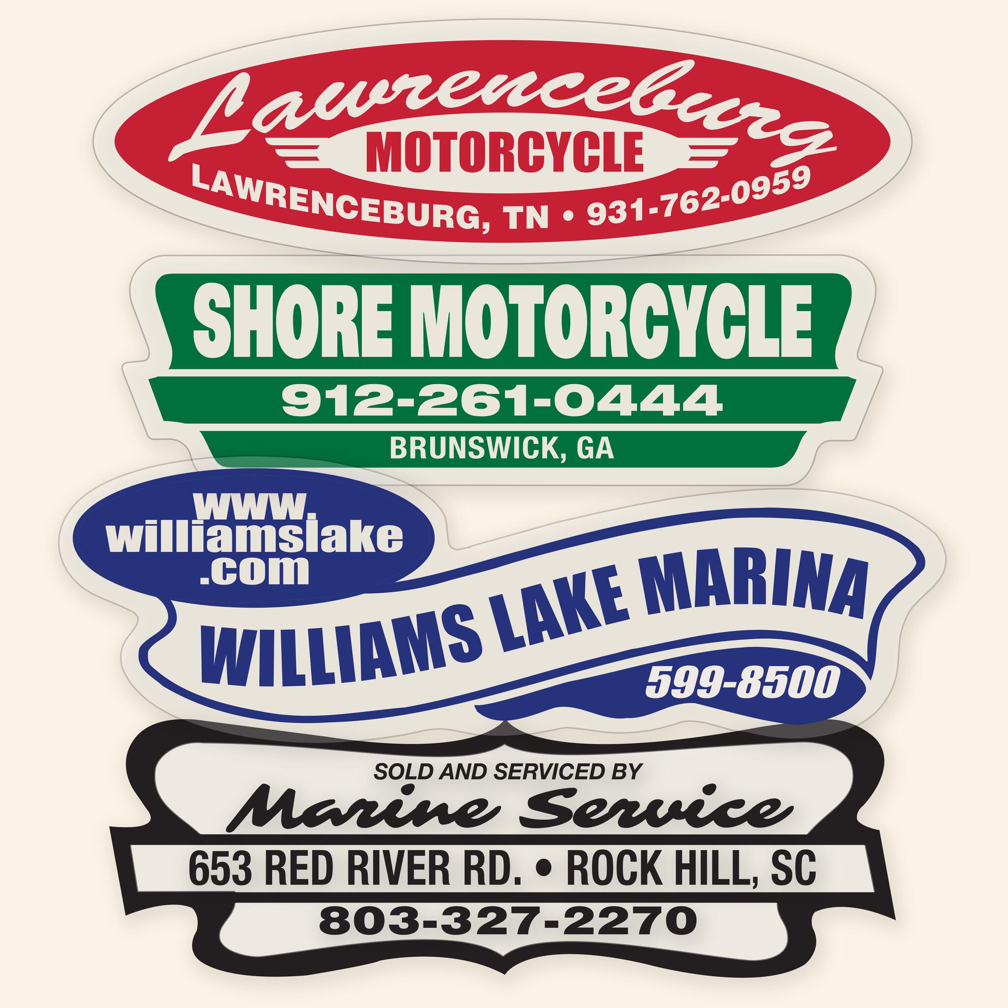 Die-Cut Shape Decals
