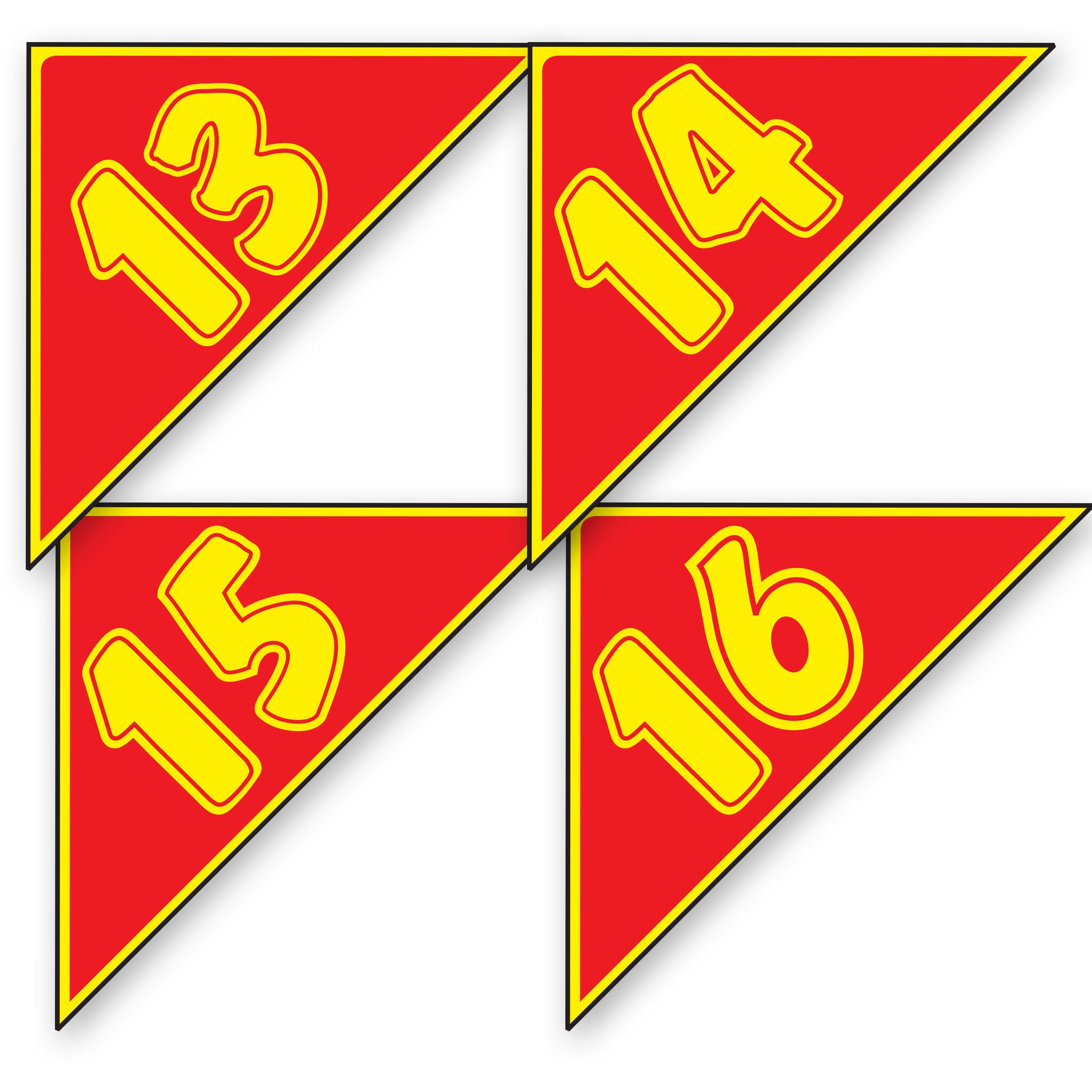 Triangle Year Stickers - Image 2