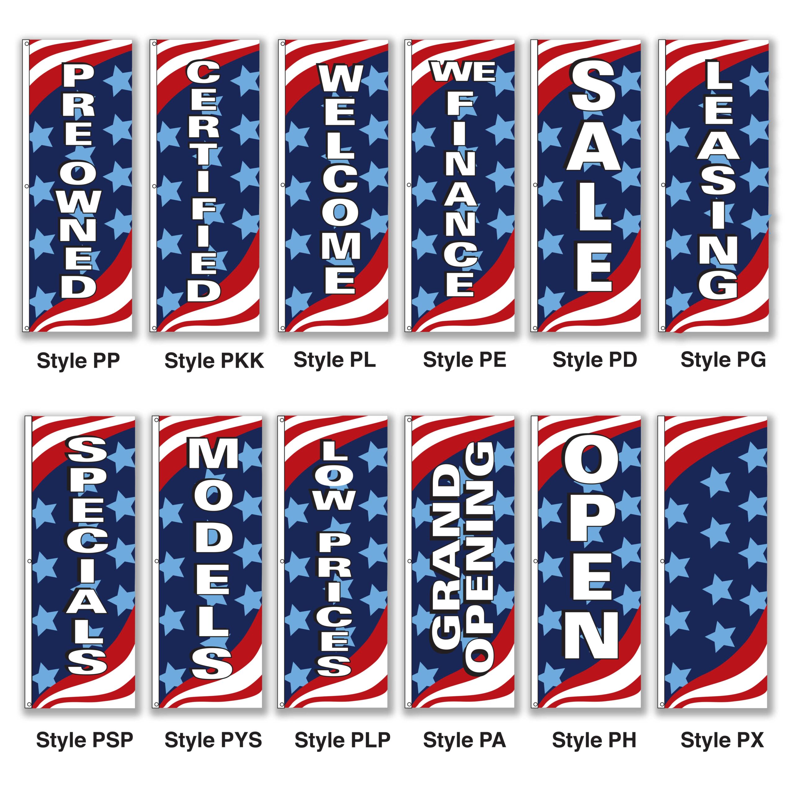 Patriotic Vertical Flags - Image 2