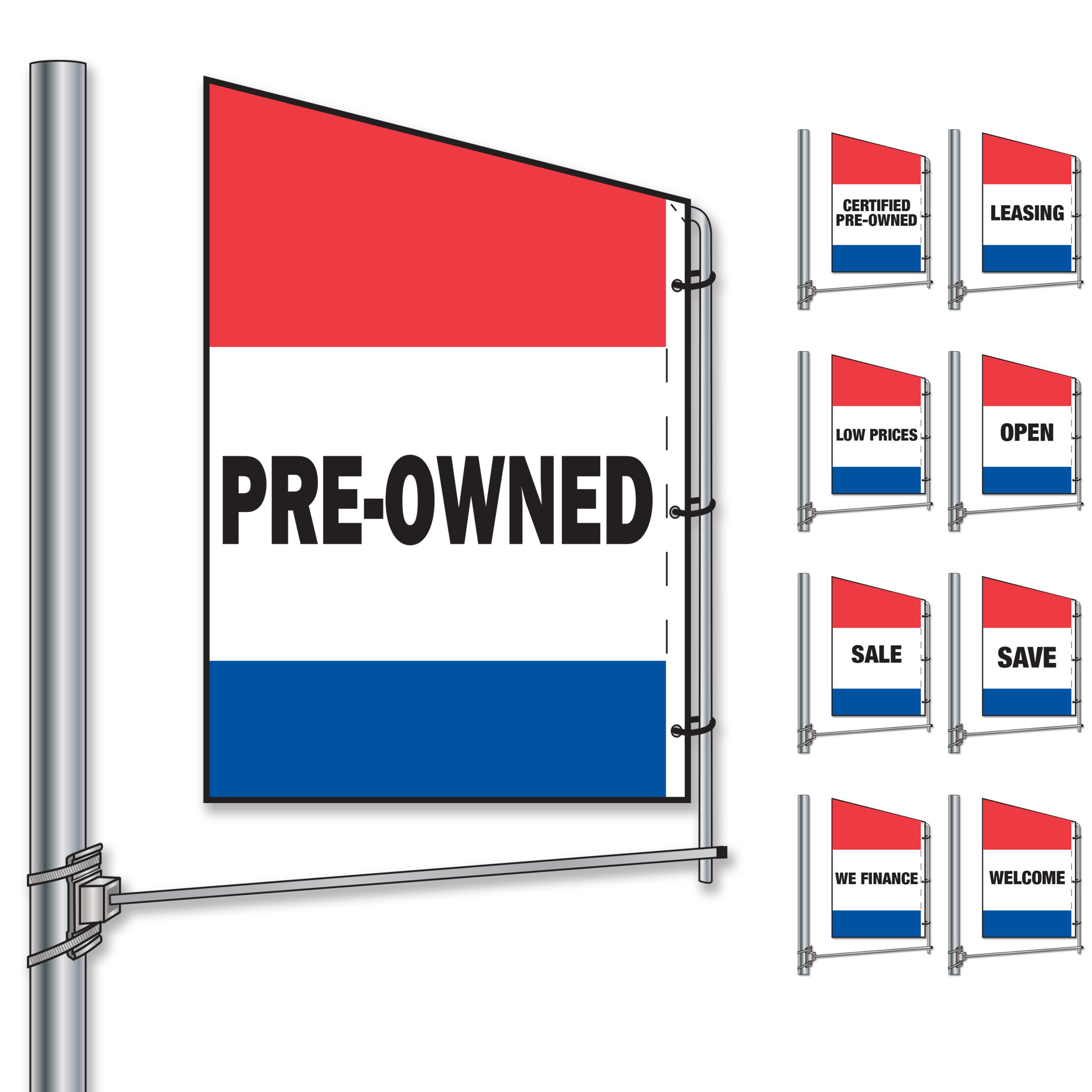 Rotator Pole Flags