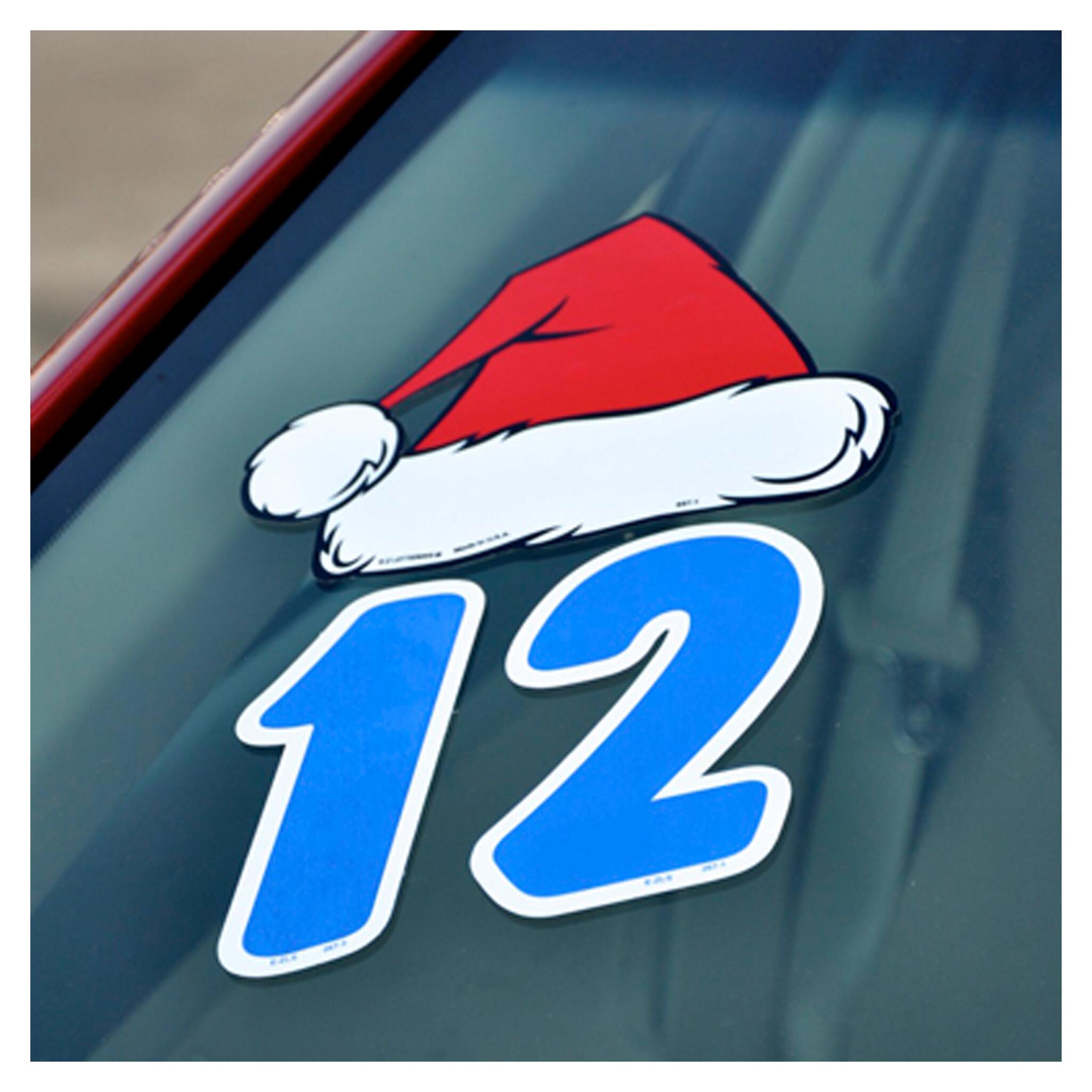Santa Hat Windshield Decals - Image 4