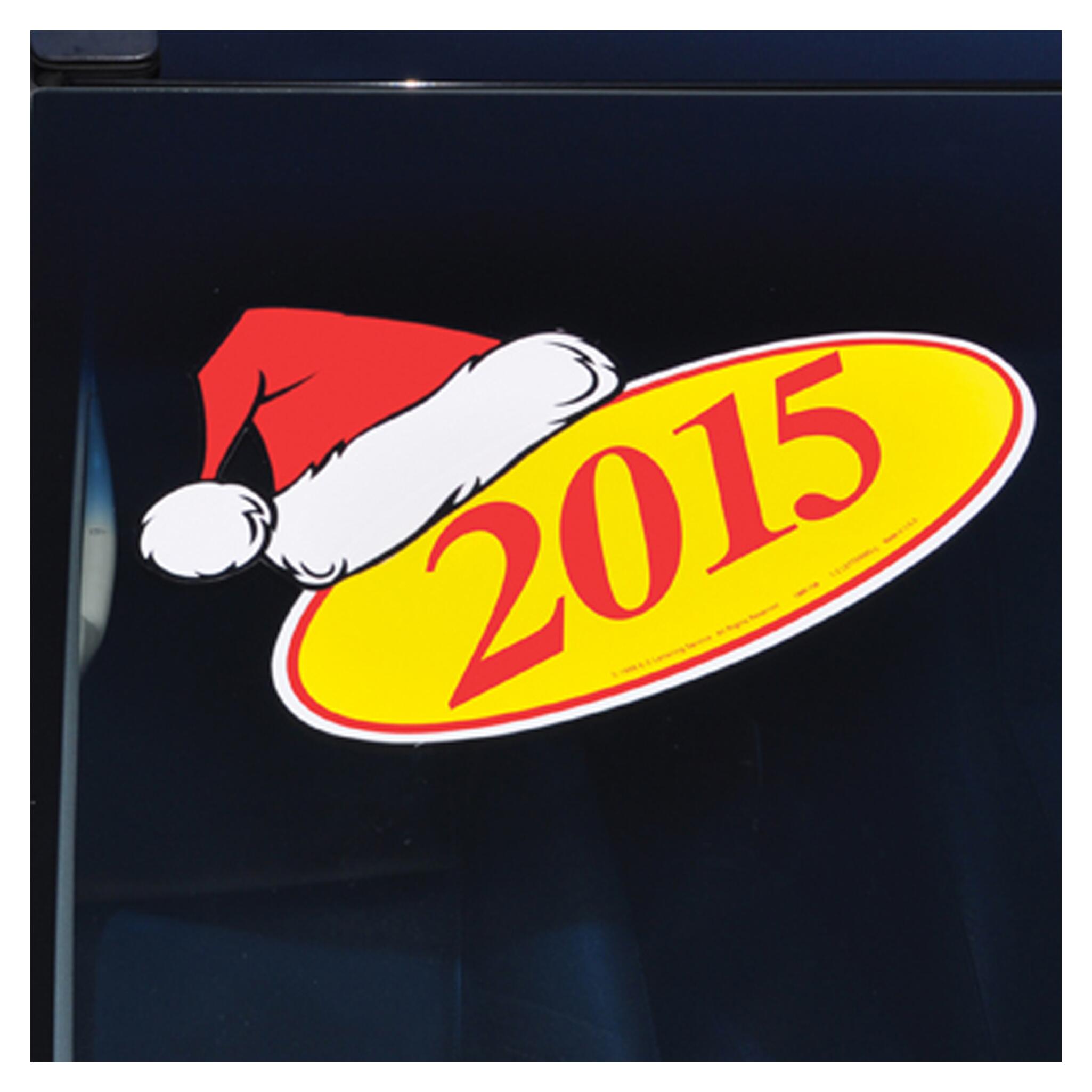 Santa Hat Windshield Decals - Image 5