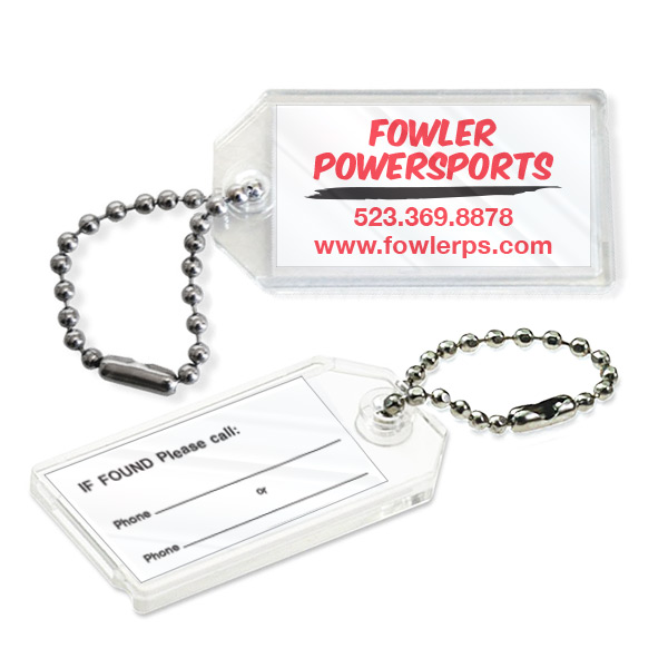 Paper Insert Key Fobs - Image 2