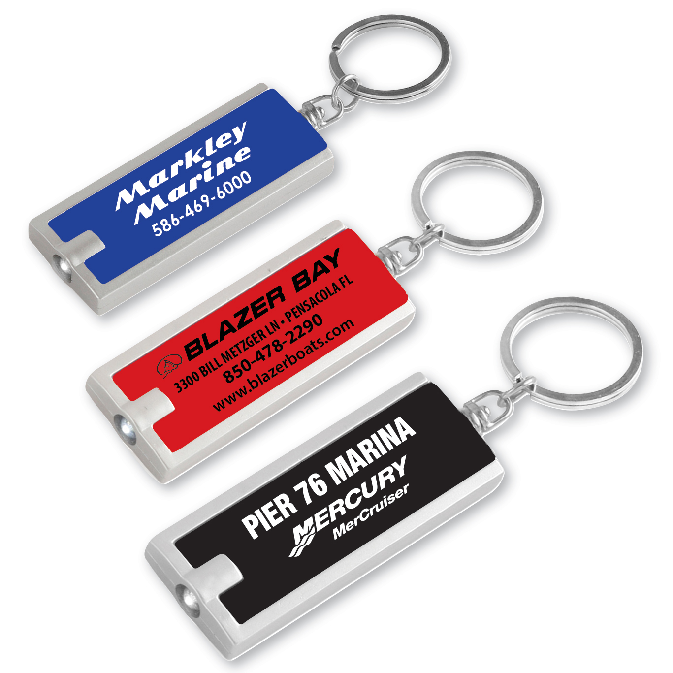 LED Flashlight Key Rings