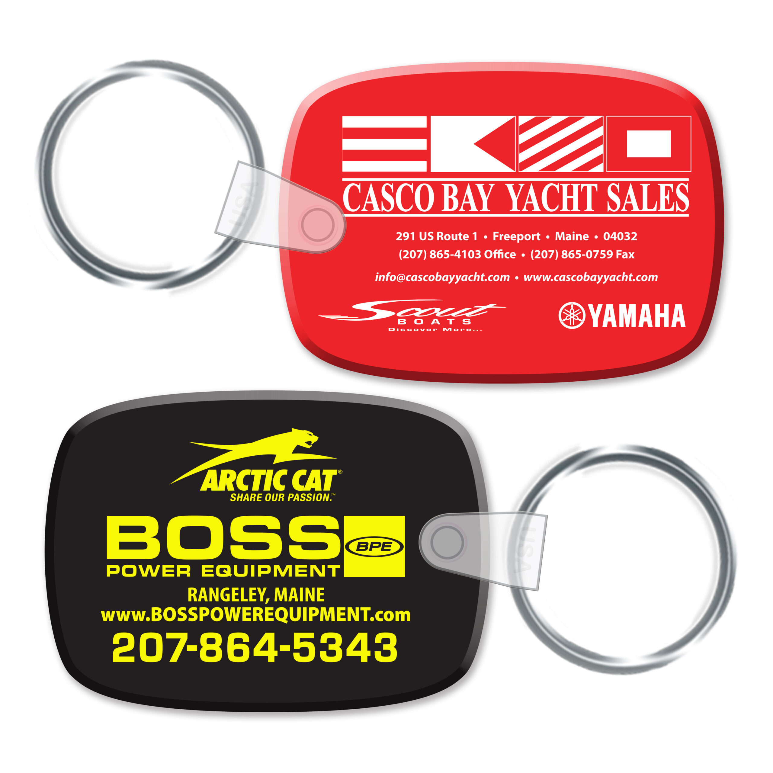 Soft Touch Key Fobs