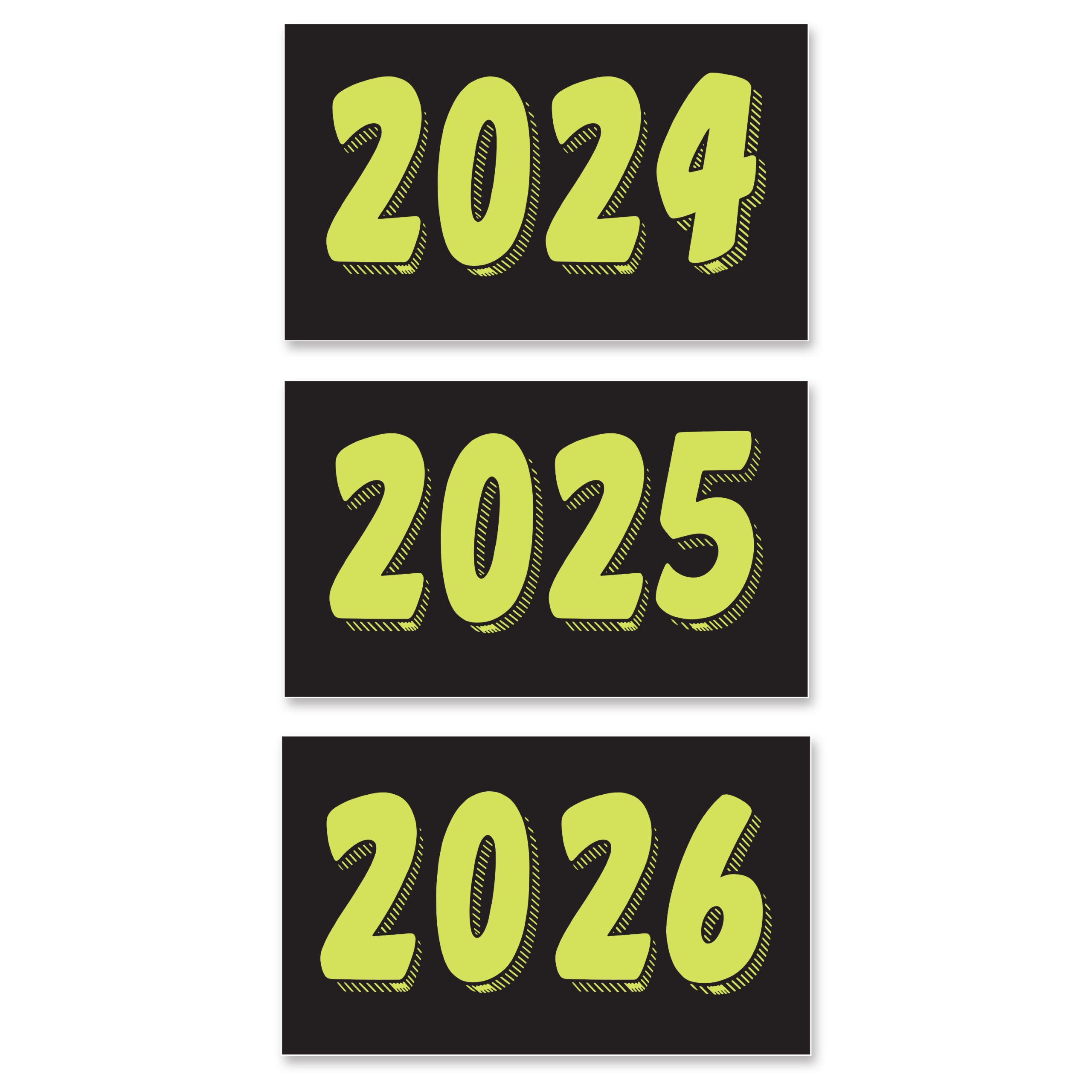 Model Year Window Stickers