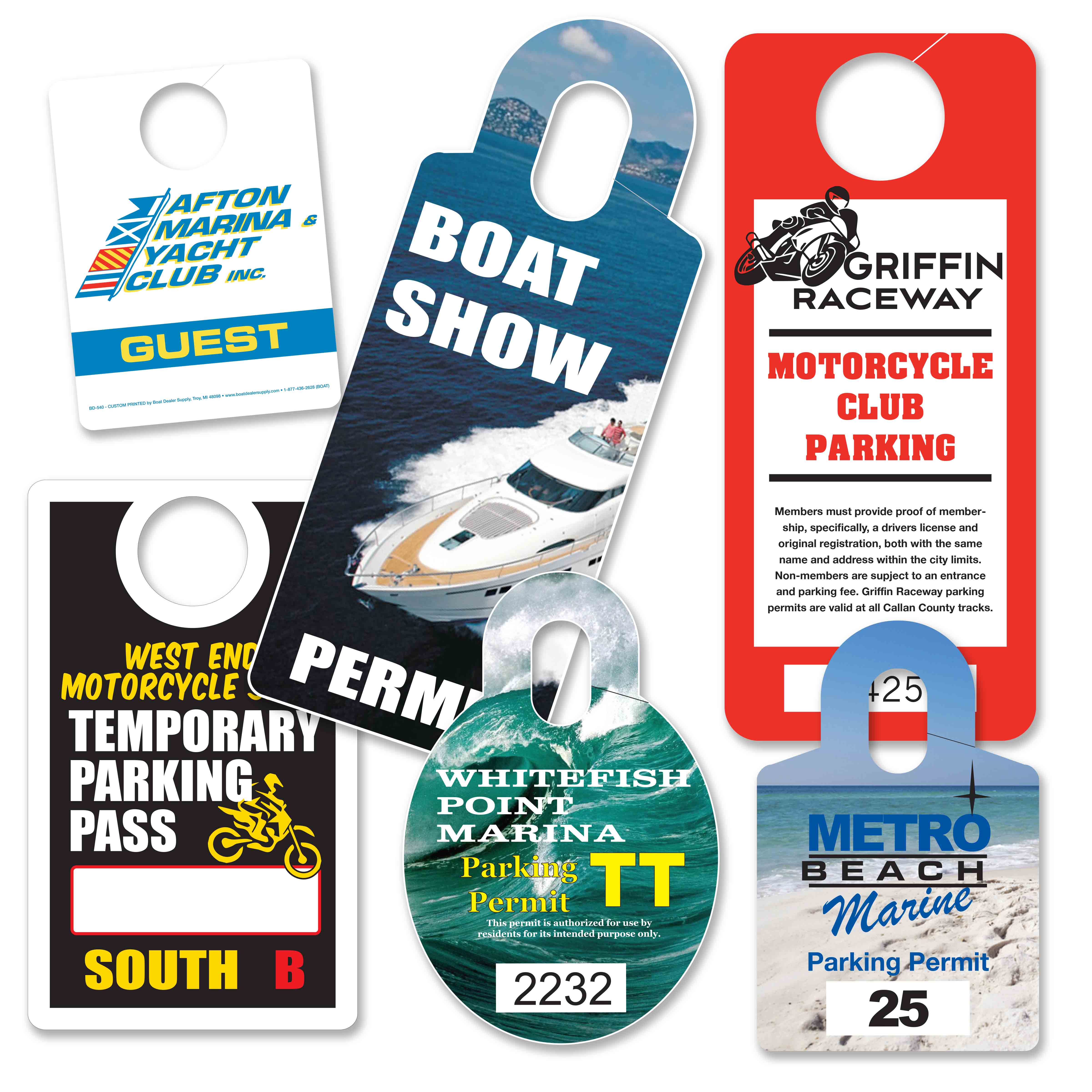 Hanging Parking Permits