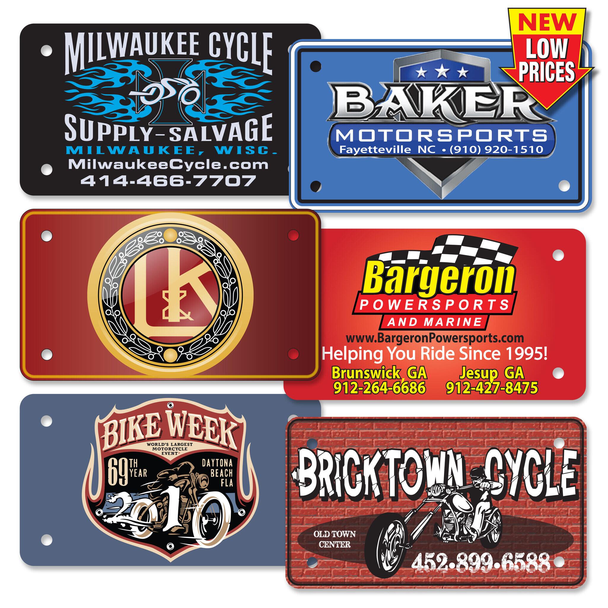 Motorcycle License Plates