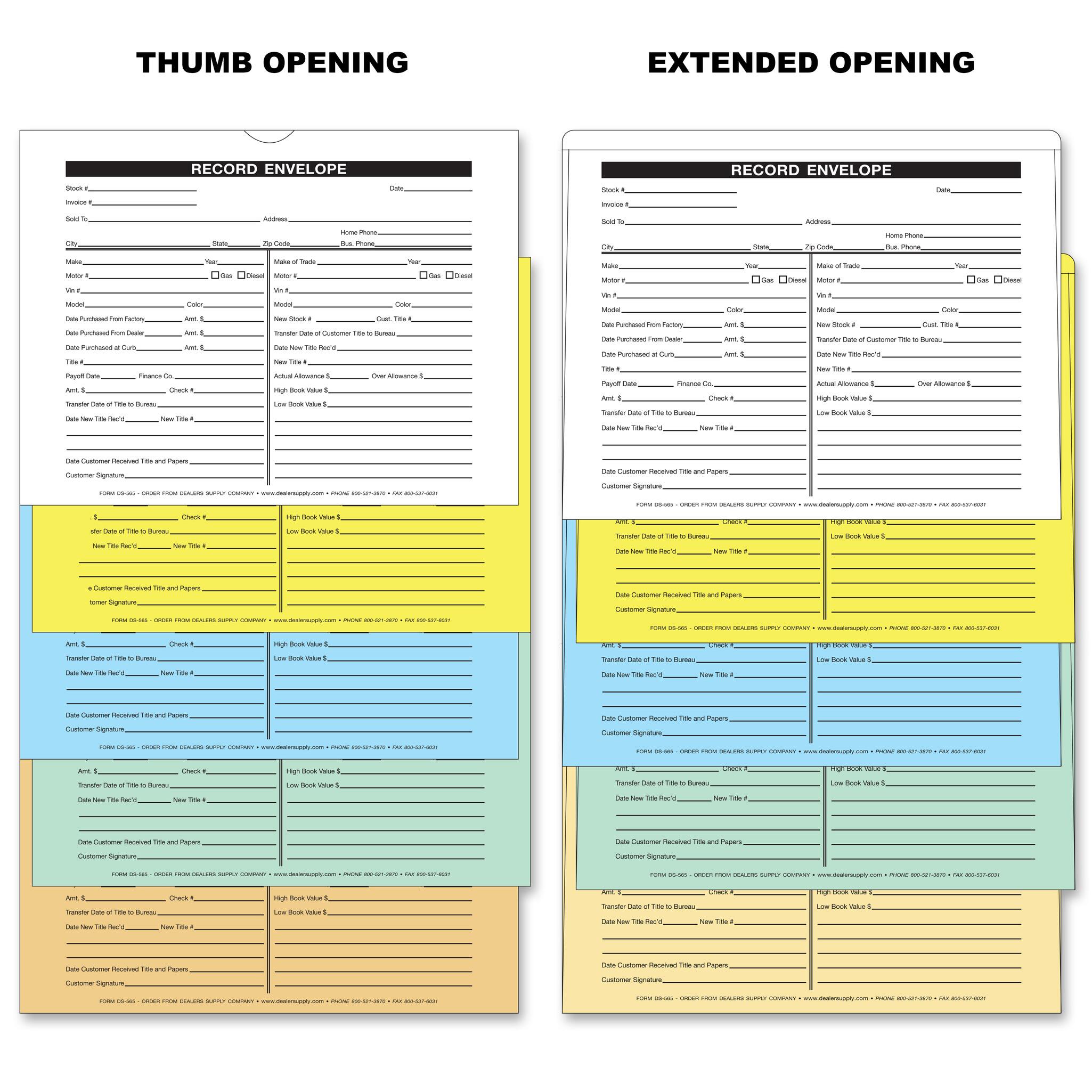 Record Envelopes