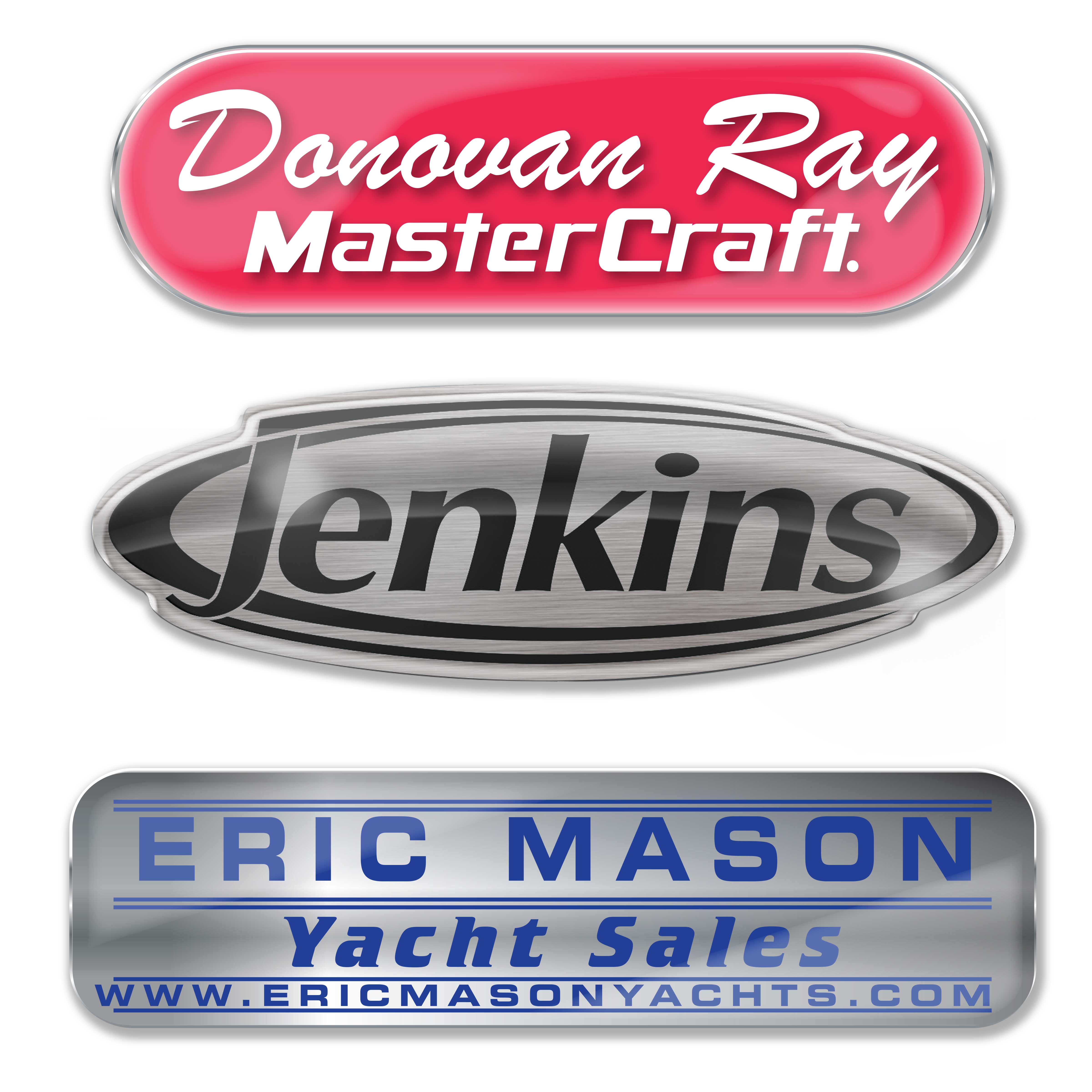 Flexible Die-Cut Duralens Domed Decals