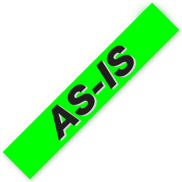 AS-IS Windshield Slogans