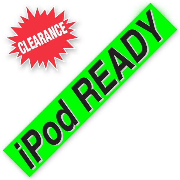 iPOD READY Windshield Slogans