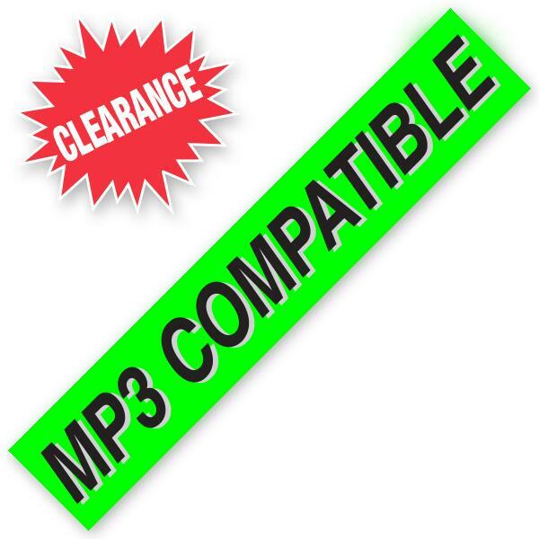MP3 COMPATIBLE Windshield Slogans