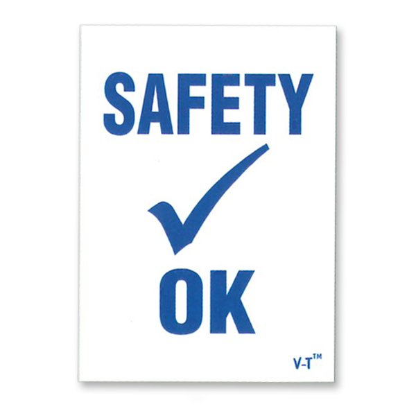 Safety Check OK Stickers