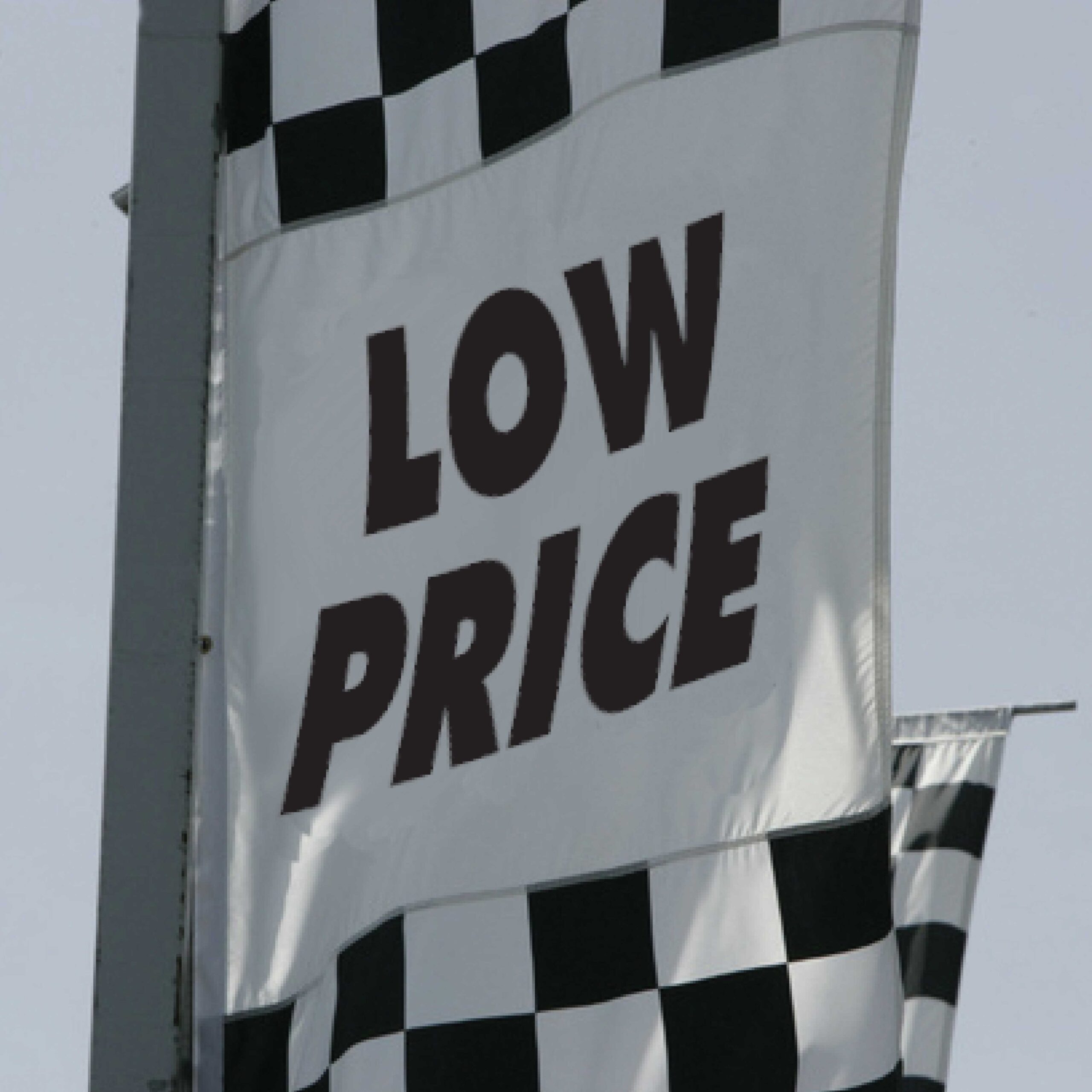 Checkered Pole Flags with Slogans - Image 3