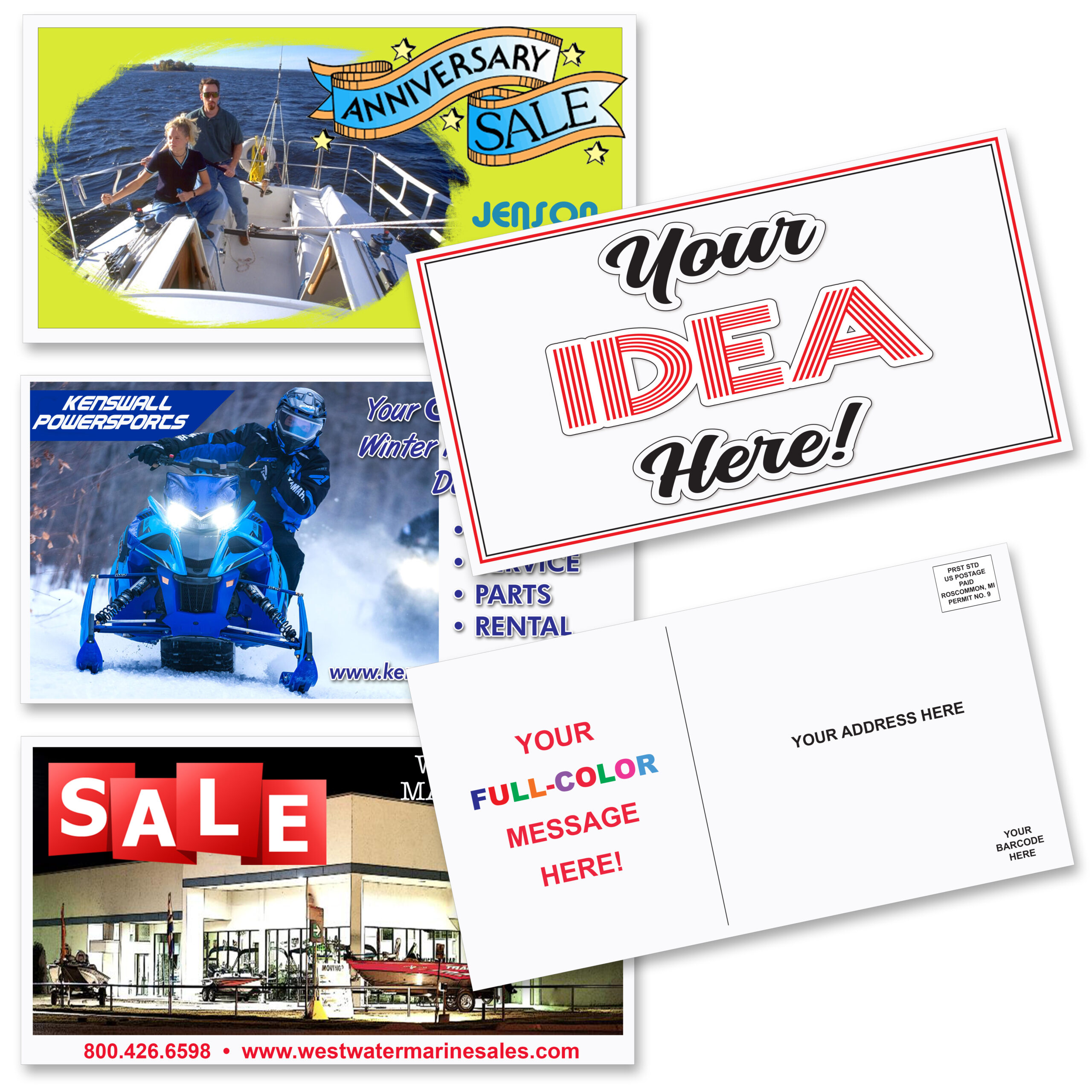 Custom Full-Color Postcards