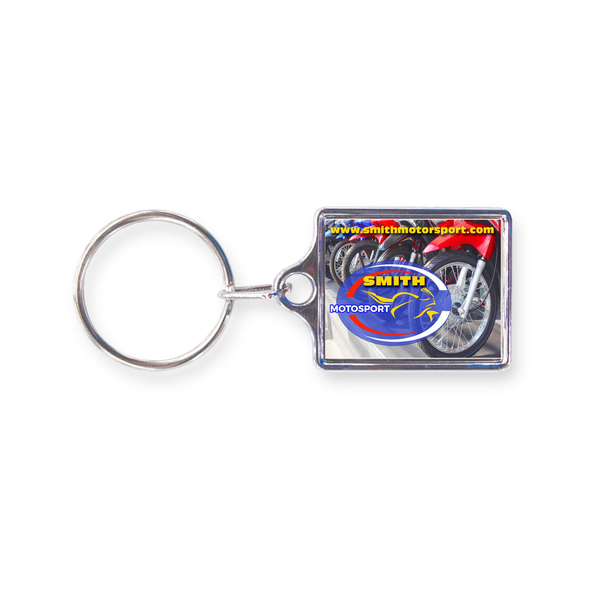 Domed Chrome Plated Key Fobs