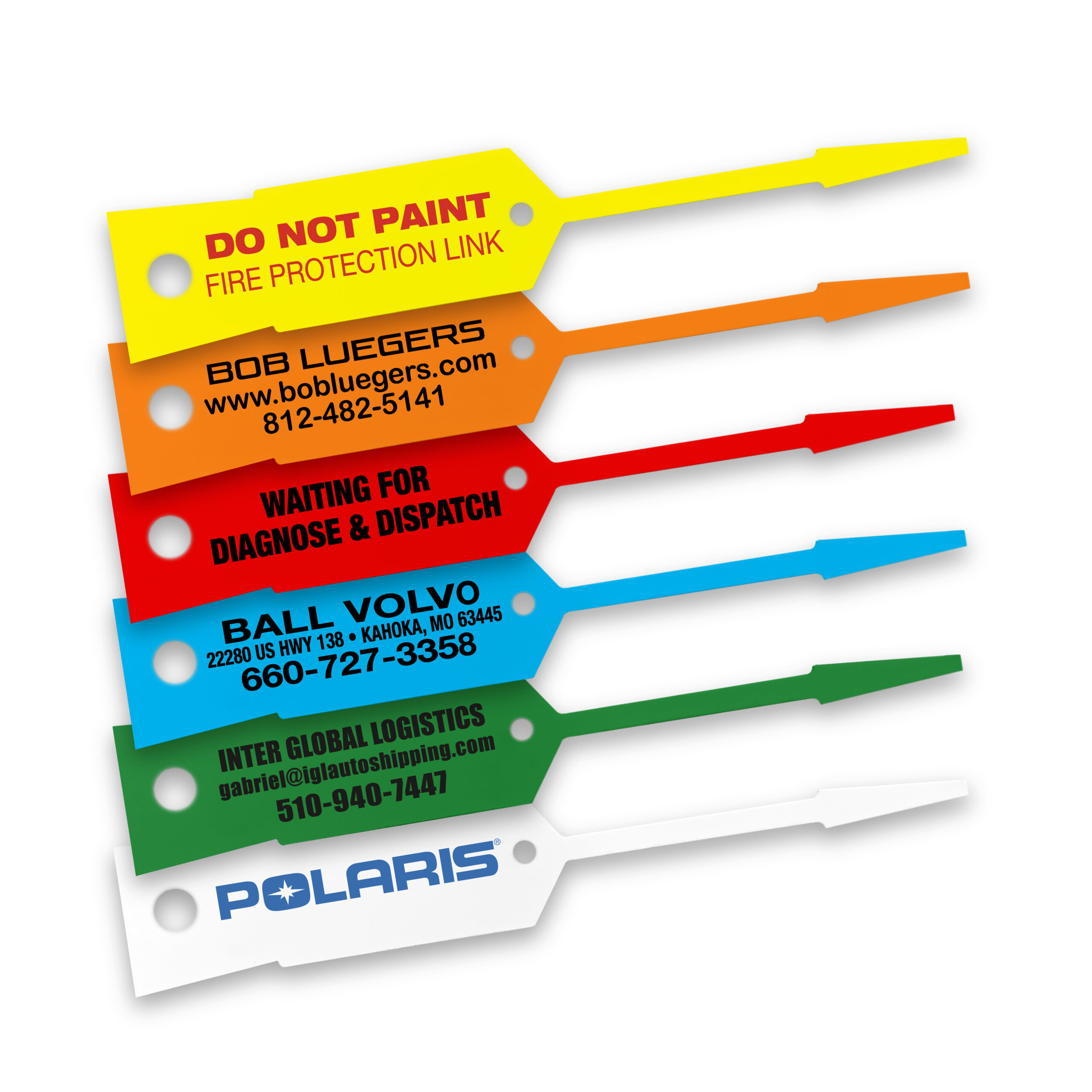 Self-Lock Key Tags