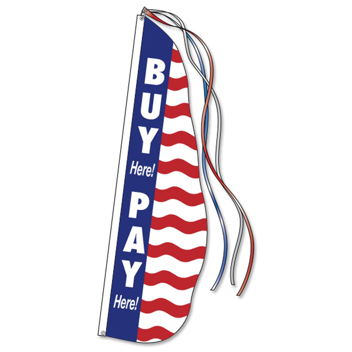 Patriotic Feather Dancer® Message Flag Kits - Image 4