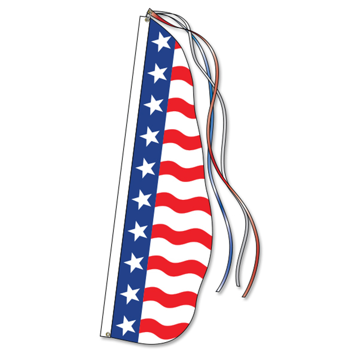Patriotic or Racing Style Feather Dancer® Flags - Image 11