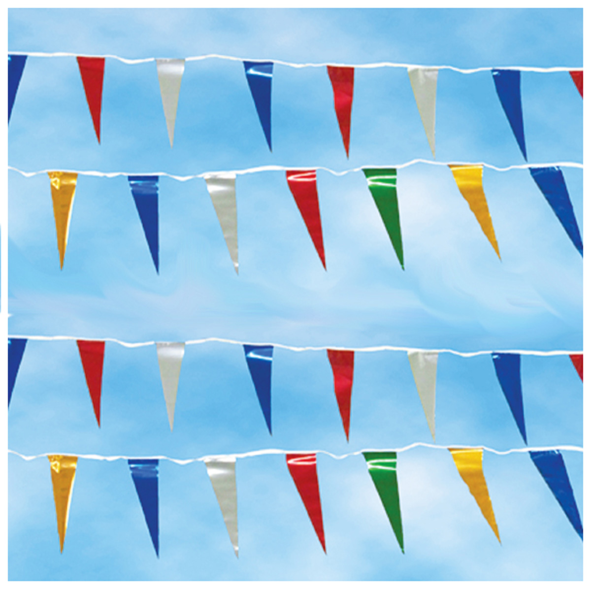 Brilliant Fluorescent Tornado Pennants