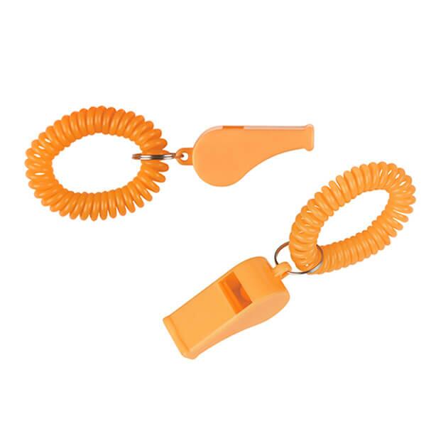 Coil Wrist Bracelet with Whistle - Image 3
