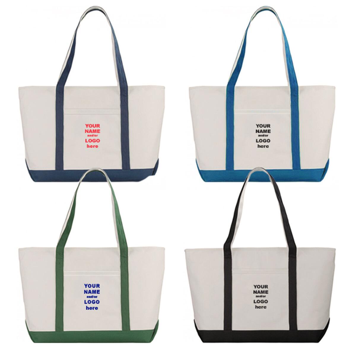Zippered Tote Bags
