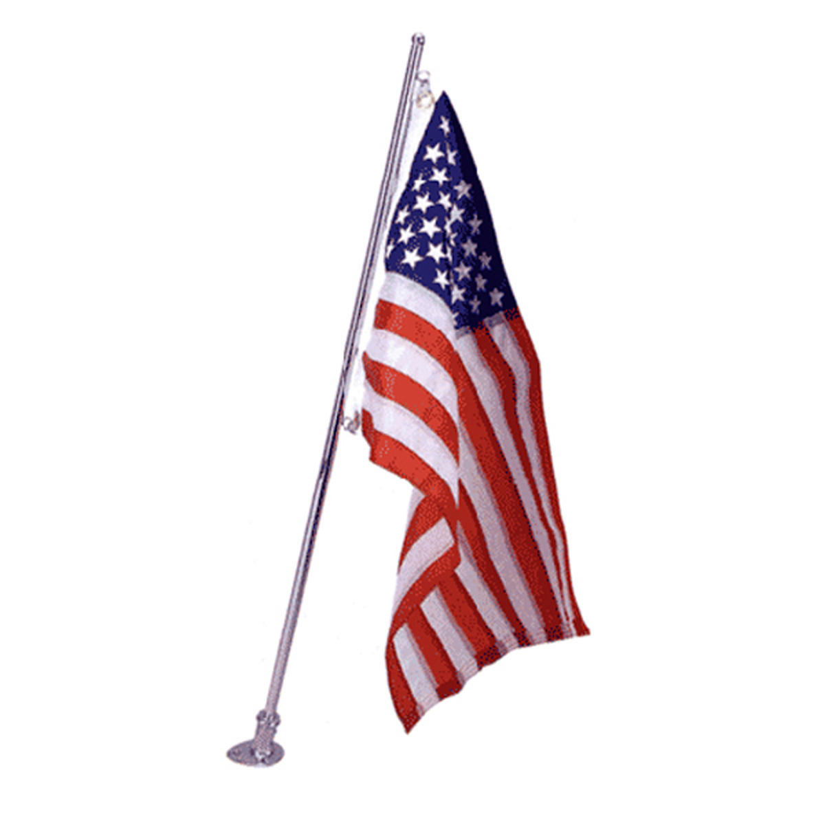 American Flag Pole & Socket Set