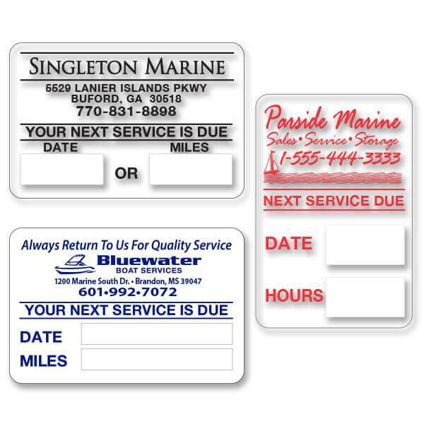 Static Cling Windshield Stickers