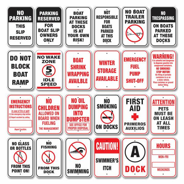 Poly Marine Signs