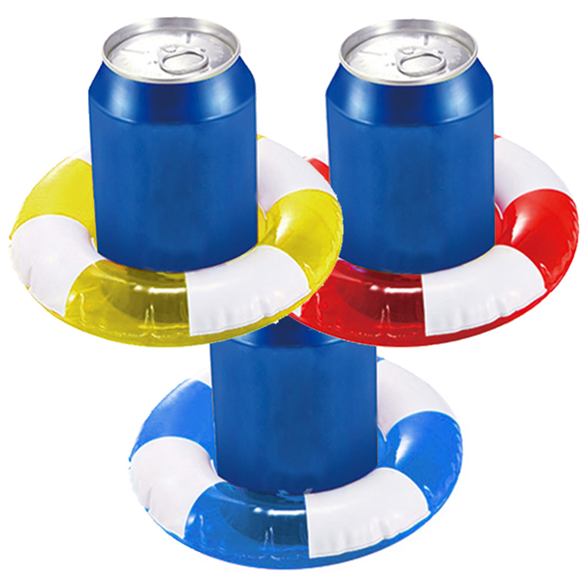 Inflatable Life Preserver Drink Holders