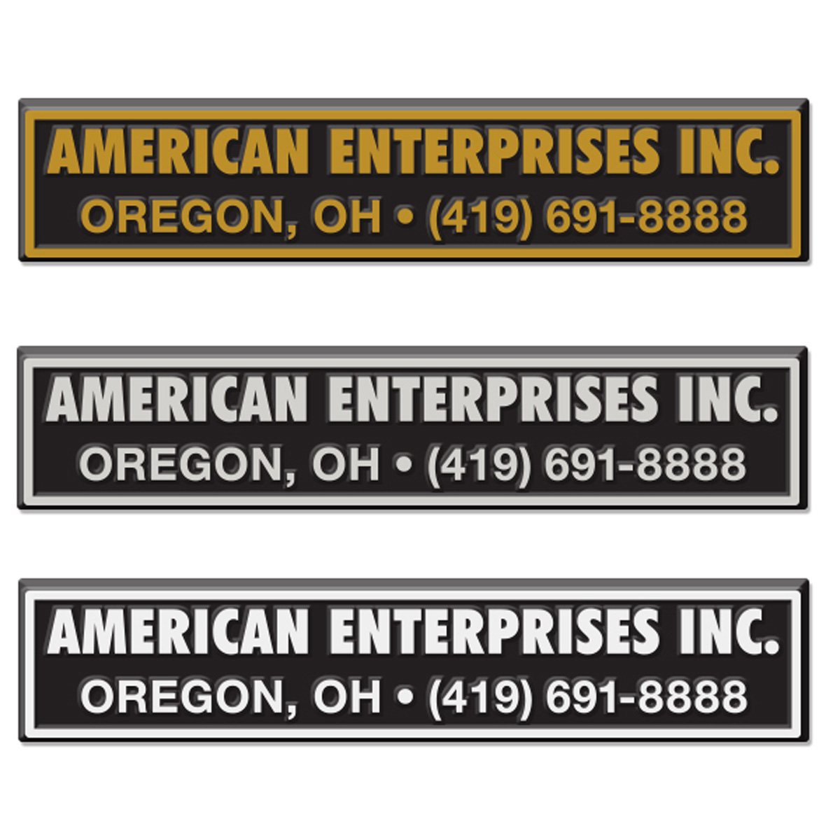 Nameplates