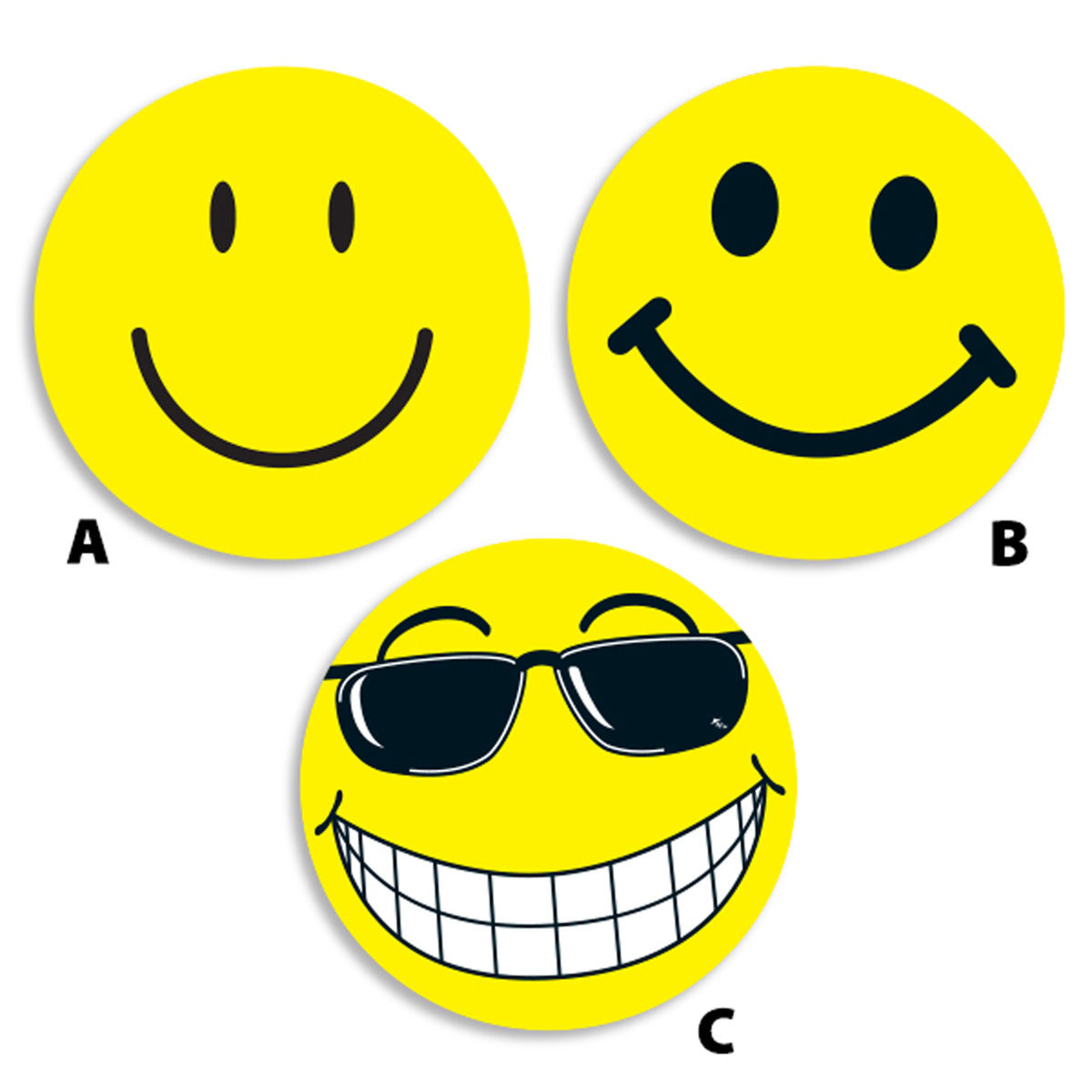 Happy Face Stickers