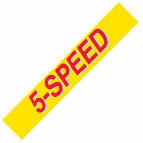 5 SPEED Windshield Slogans - Image 2