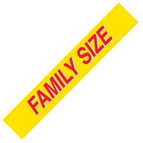 FAMILY SIZE Windshield Slogans - Image 2