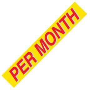 PER MONTH Windshield Slogans - Image 4